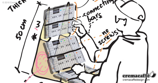 Study for an OP-1 modular stand