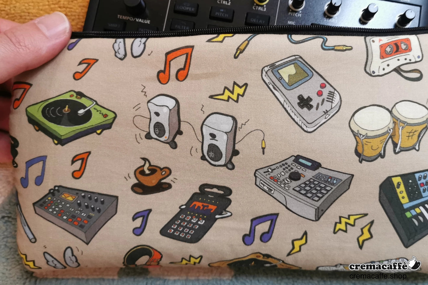 Cremacaffe Padded Pouch for the Roland P-6 Creative Sampler