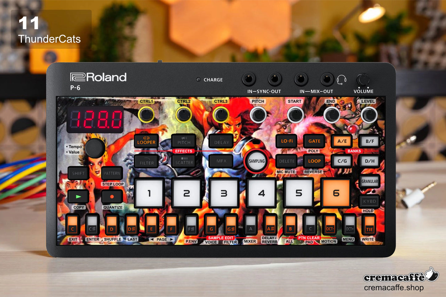 Roland P-6 Skin: ThunderCats - Cremacaffe Design