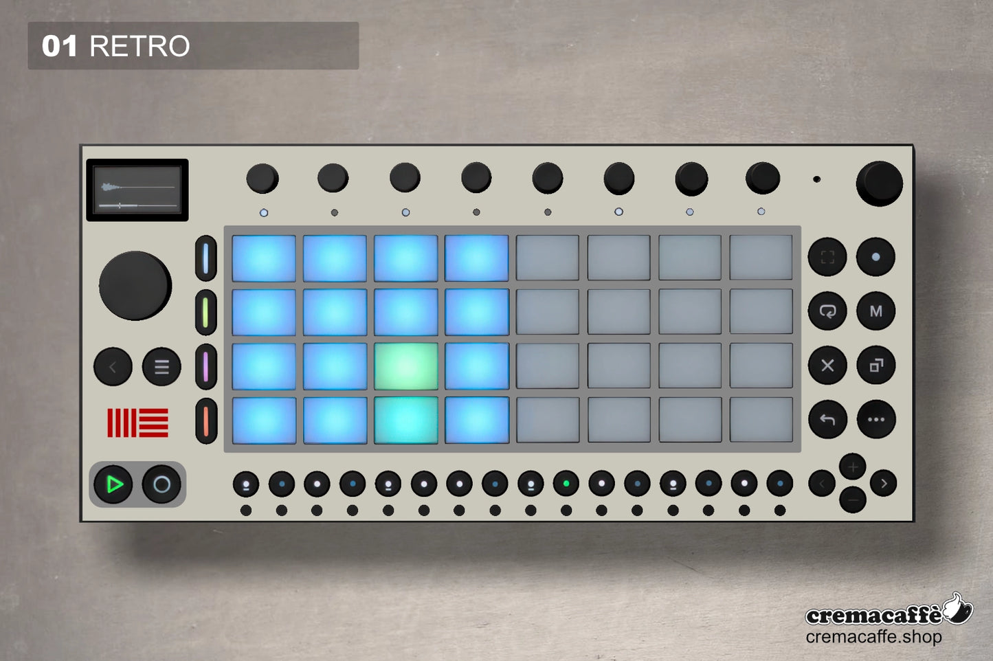 Ableton Move Skin - Retro - by Cremacaffe Design
