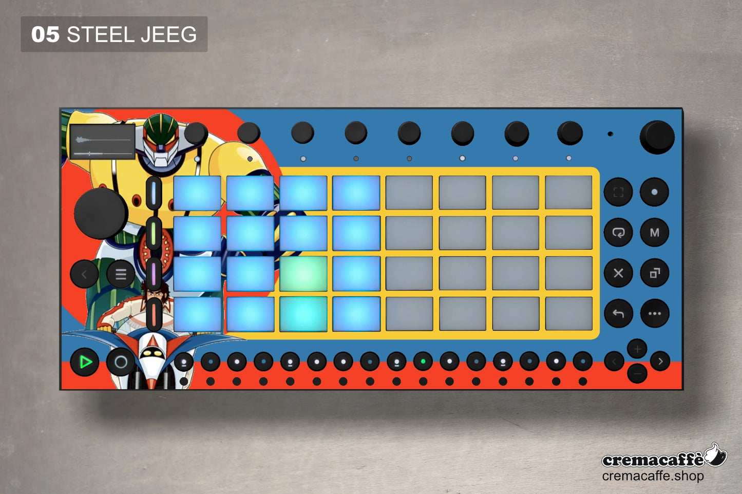 Ableton Move Skin - Steel Jeeg - by Cremacaffe Design