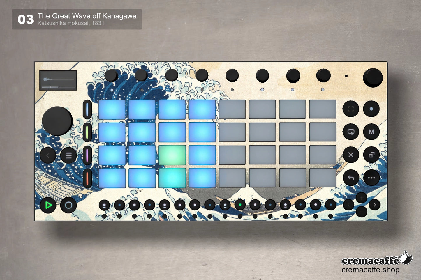 Ableton Move Skin - The Great Wave - by Cremacaffe Design