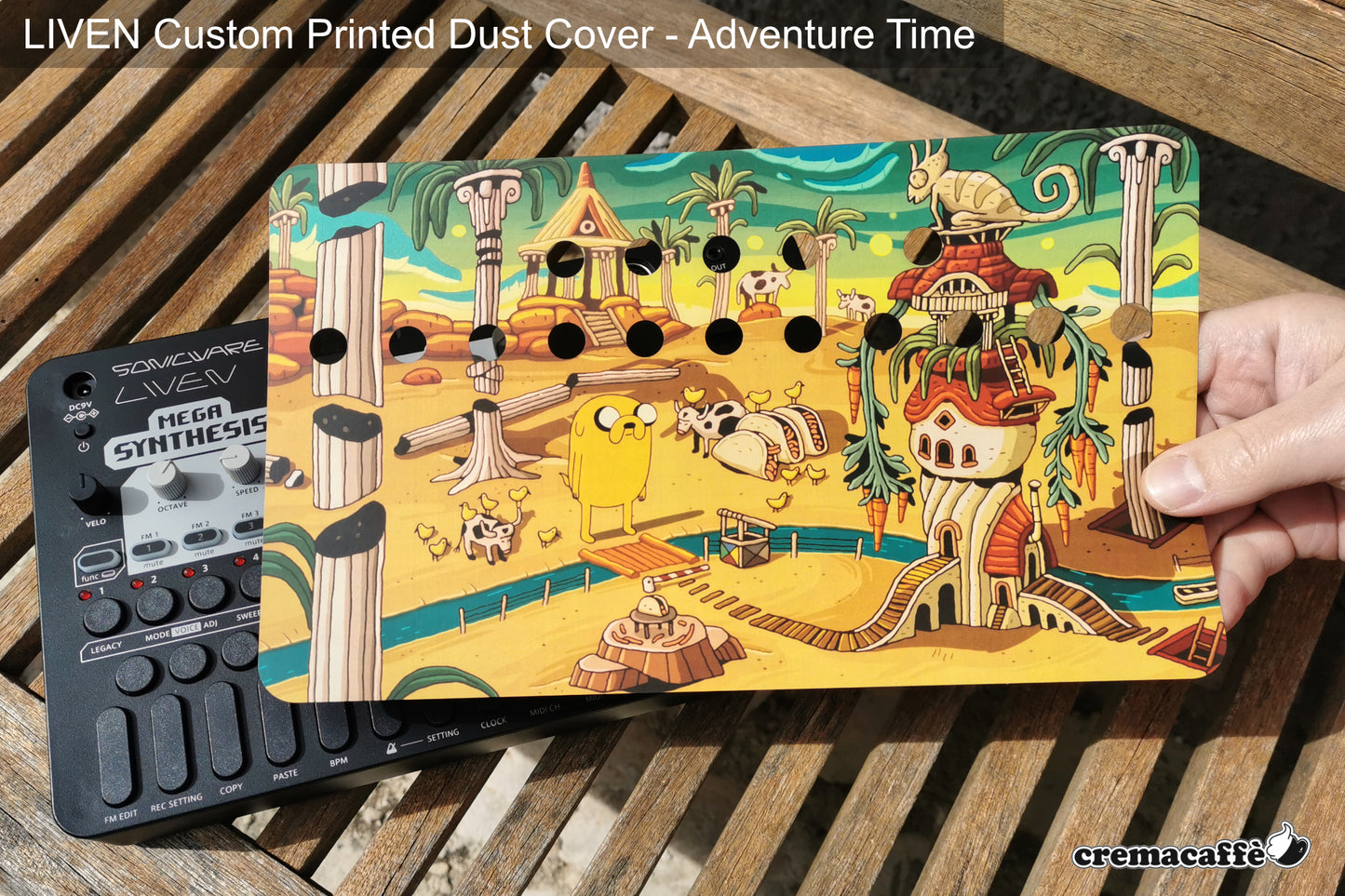 LIVEN Dust Cover "Adventure Time" - Cremacaffe Design