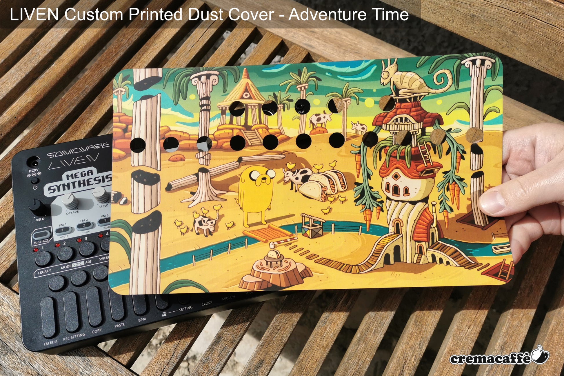 LIVEN Dust Cover "Adventure Time" - Cremacaffe Design