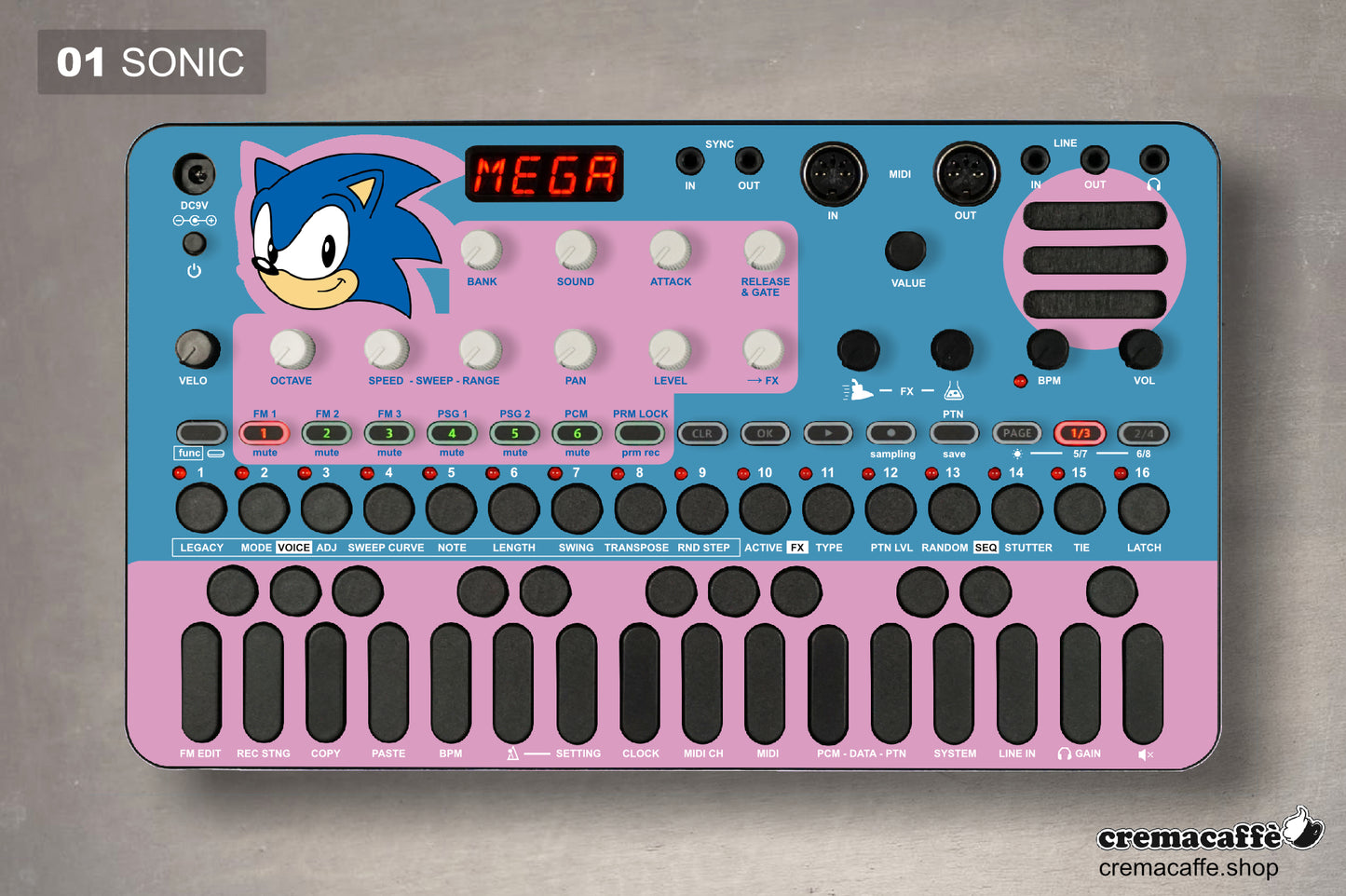 Sonicware LIVEN Skin - SONIC - Cremacaffe Design