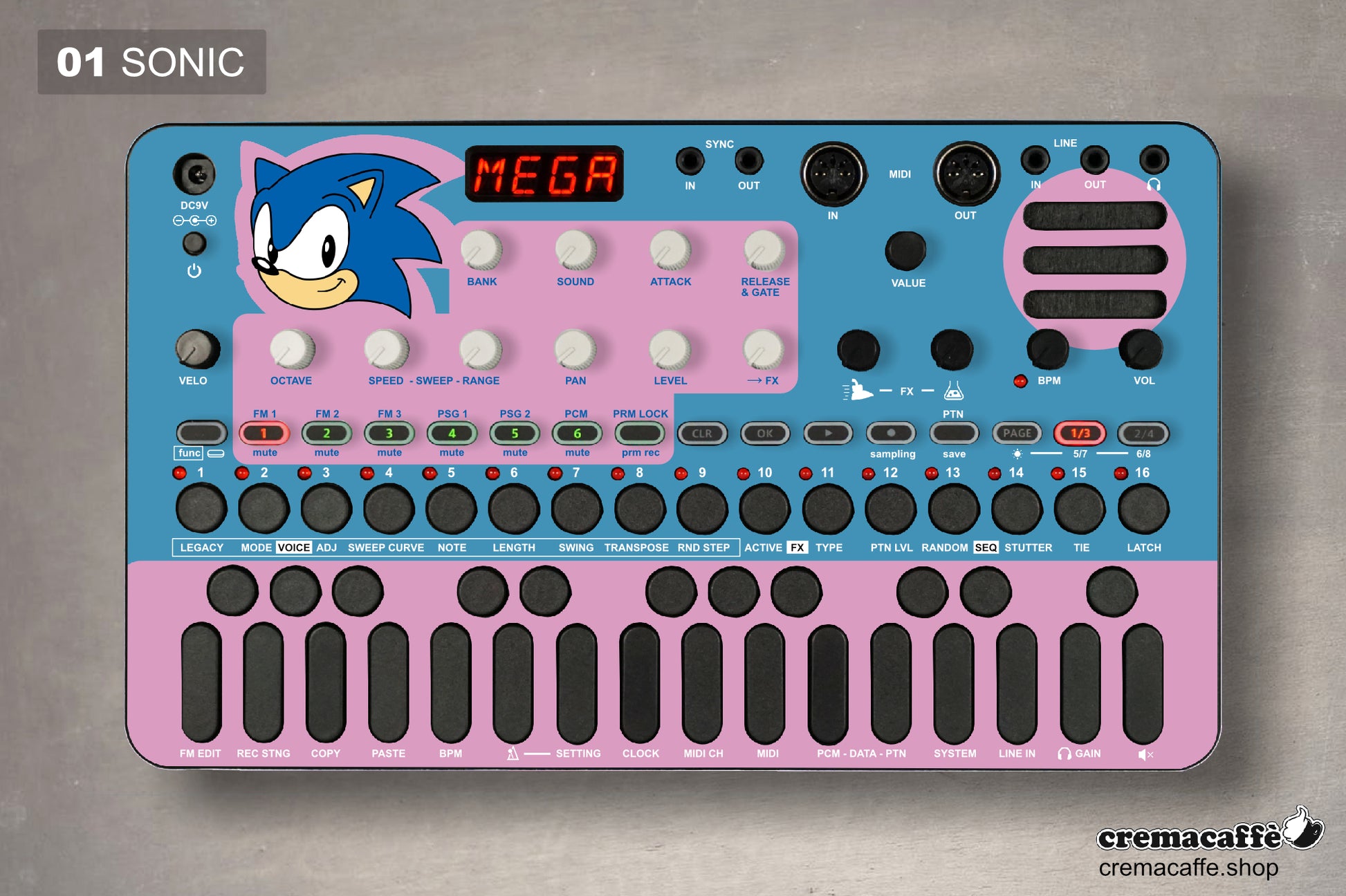 Sonicware LIVEN Skin - SONIC - Cremacaffe Design