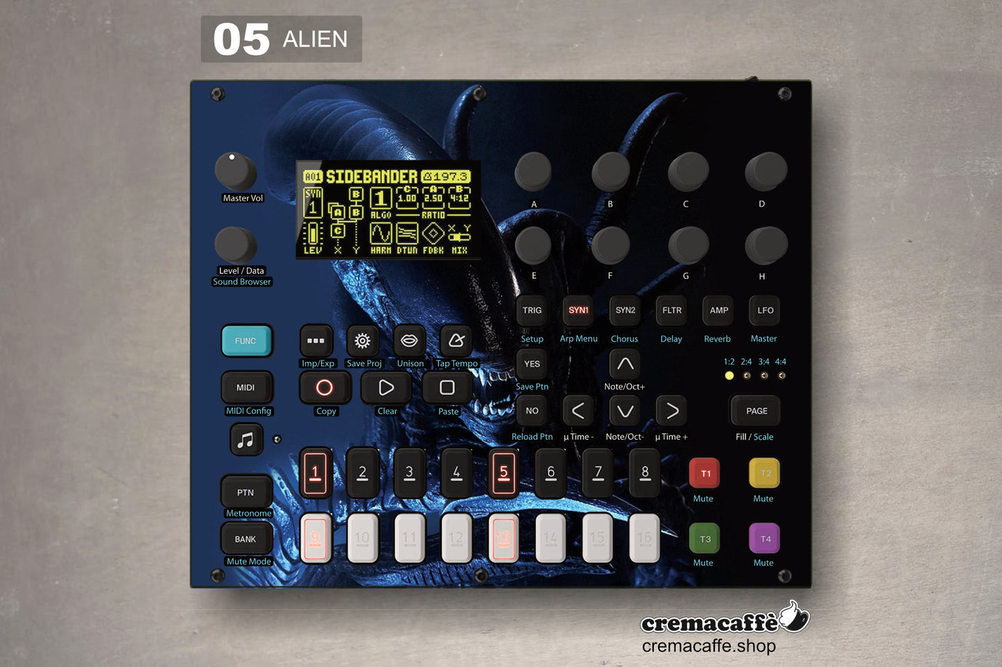 Digitone Skin | Alien - Cremacaffe Design