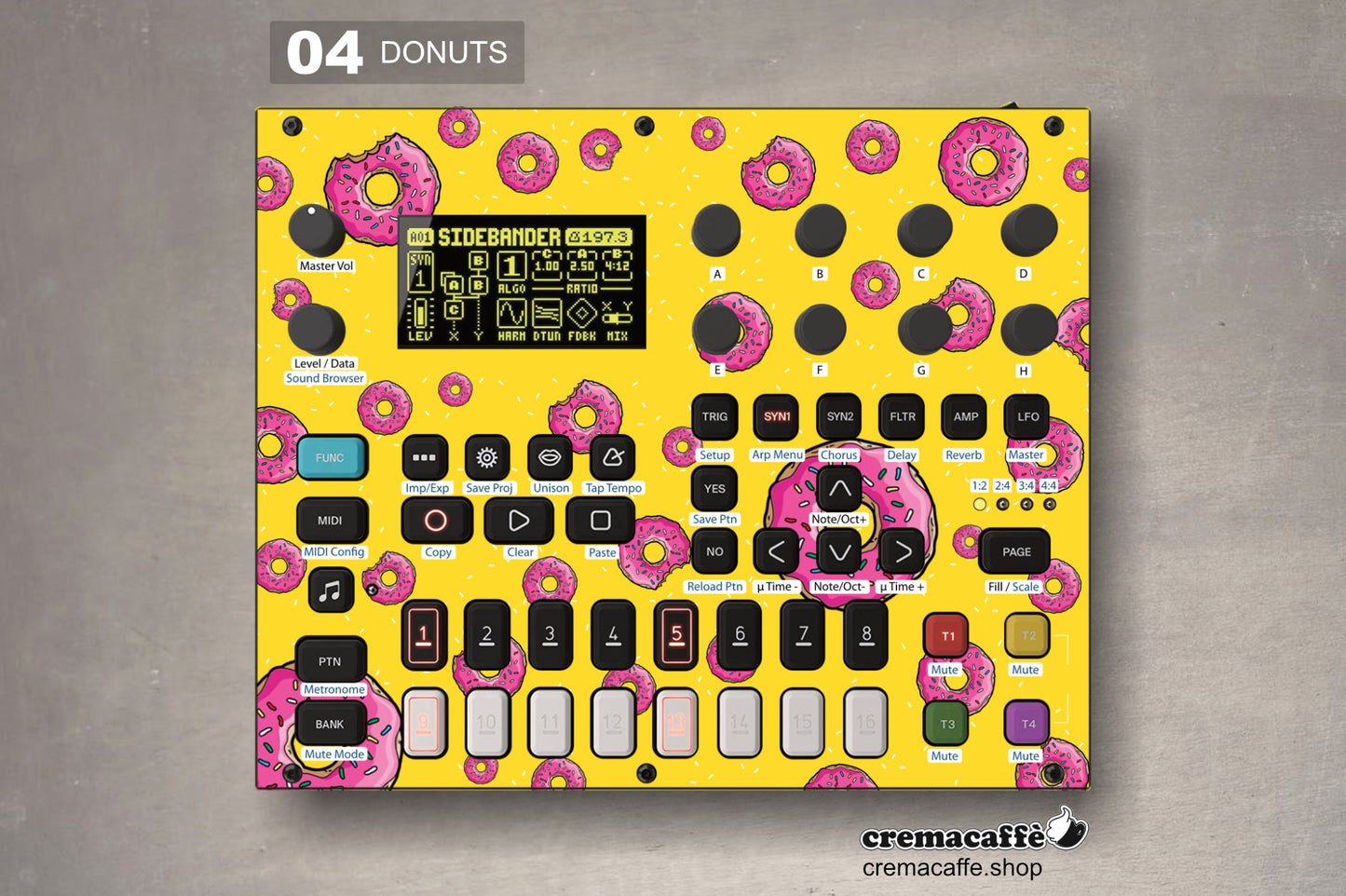 Digitone Skin | Donuts - Cremacaffe Design