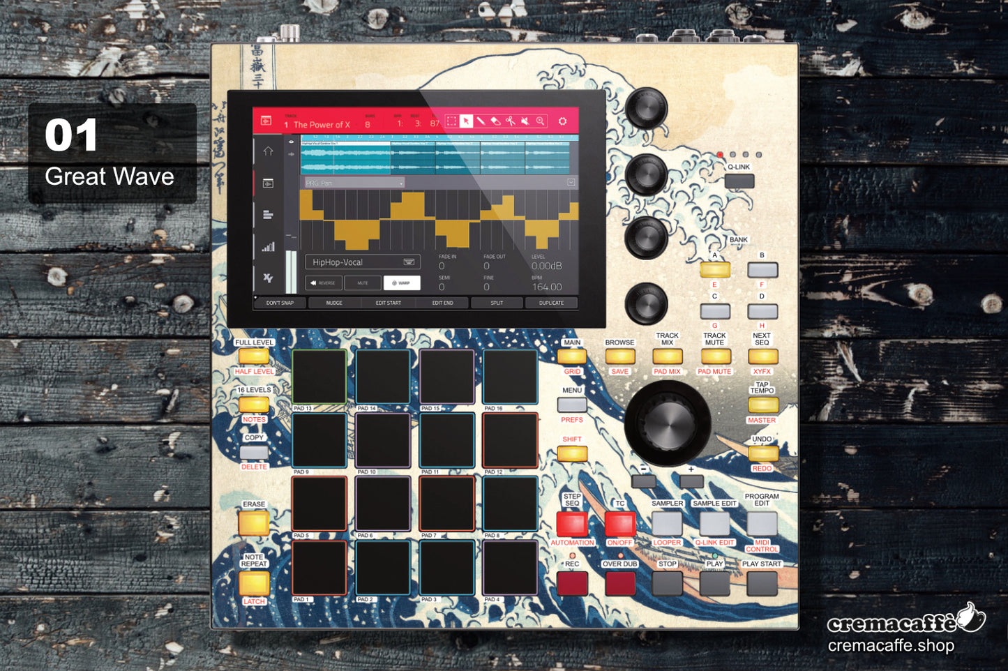MPC ONE Skin: The Great Wave - Cremacaffe Design