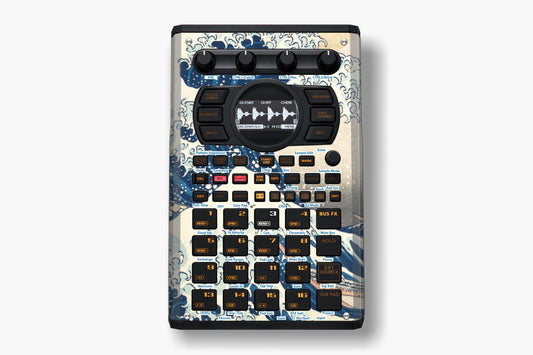 SP-404 MK2 Skin: The Great Wave off Kanagawa | Cremacaffe Design