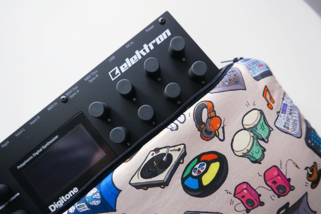 Cremacaffe Design Padded Pouch for the Elektron Digitone and Digitakt