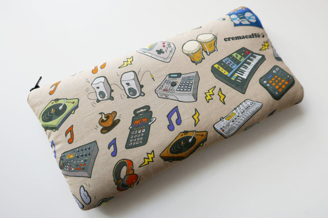 Cremacaffe Design Padded Pouch for the TE OP-Z, Smartphone, Roland P-6, R36S handheld console