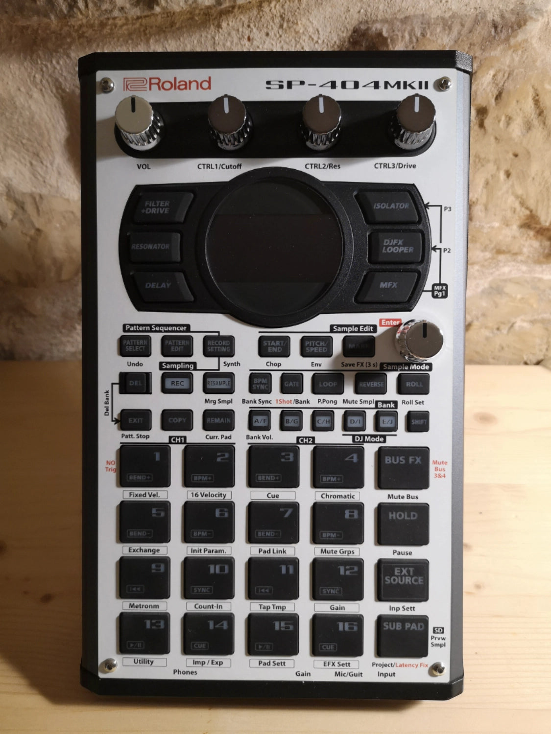 01 SP-404 MK2 Custom Skin - White - Cremacaffe Design