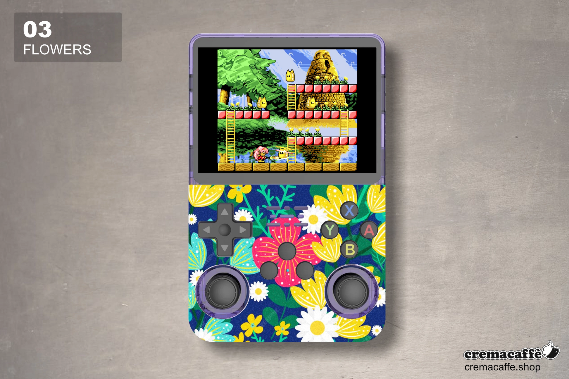 R36S Skin: Flowers - Cremacaffe Design