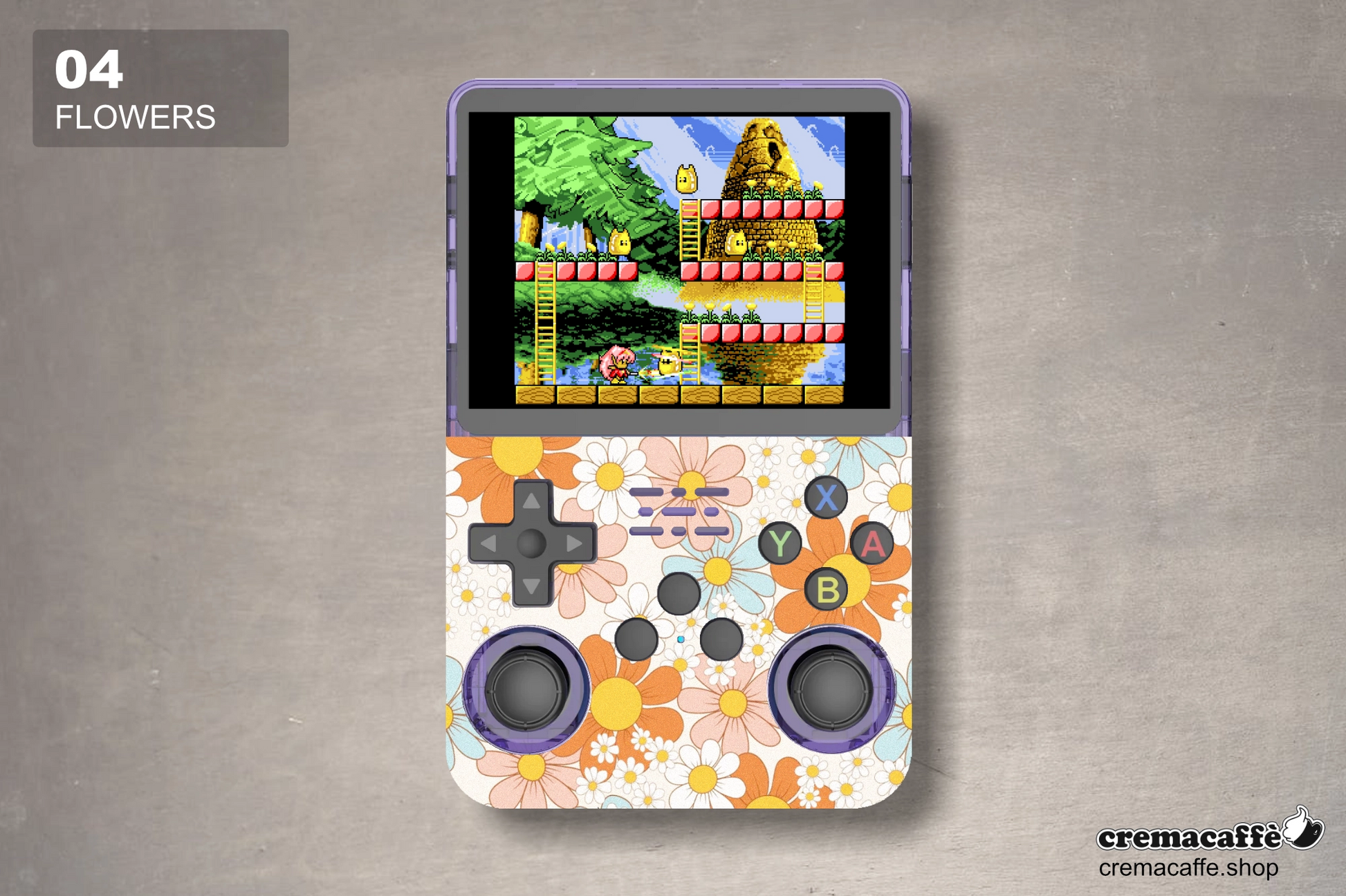 R36S Skin: Flowers - Cremacaffe Design