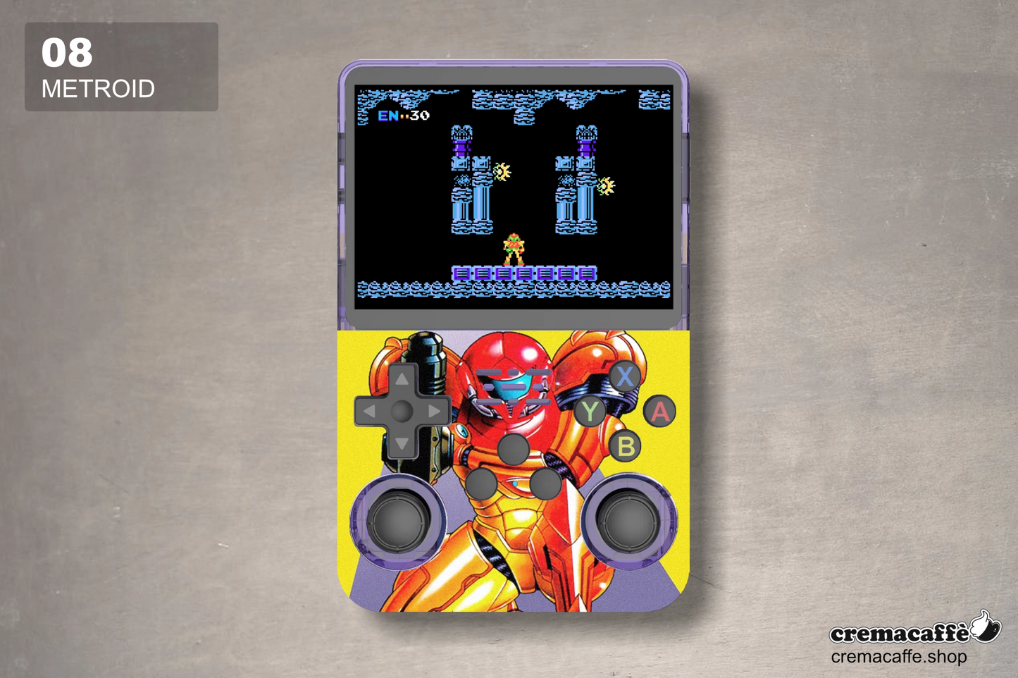 R36S Skin: Metroid - Cremacaffe Design
