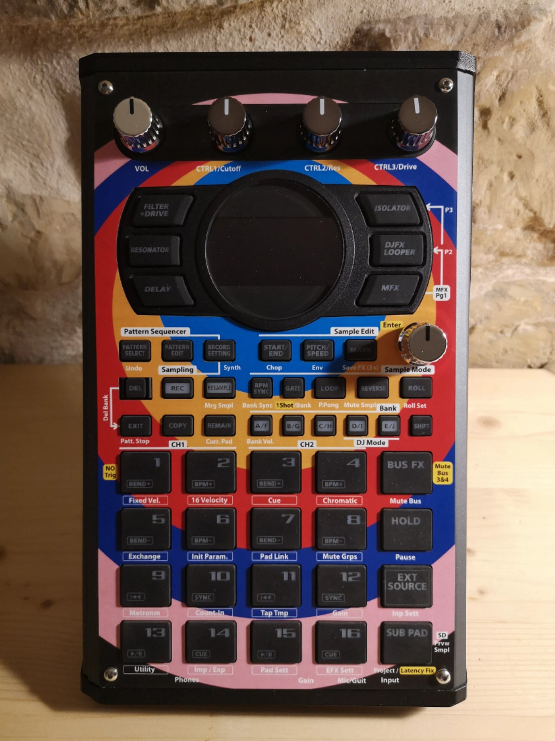 14 SP-404 MK2 Custom Skin - Eclipse - Cremacaffe Design