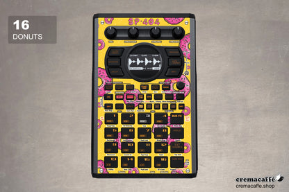 SP-404 MK2 non-adhesive skin "DONUTS" - Cremacaffe Design