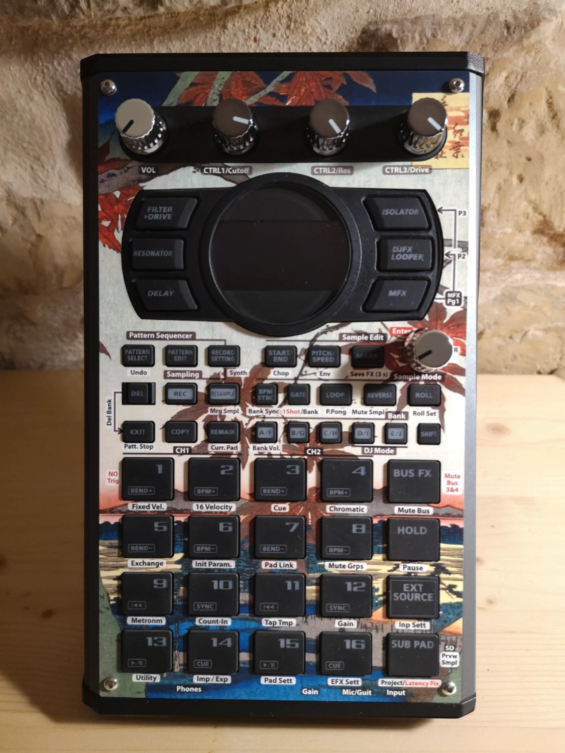 17 SP-404 MK2 Custom Skin - Maple Trees at Mama - Cremacaffe Design