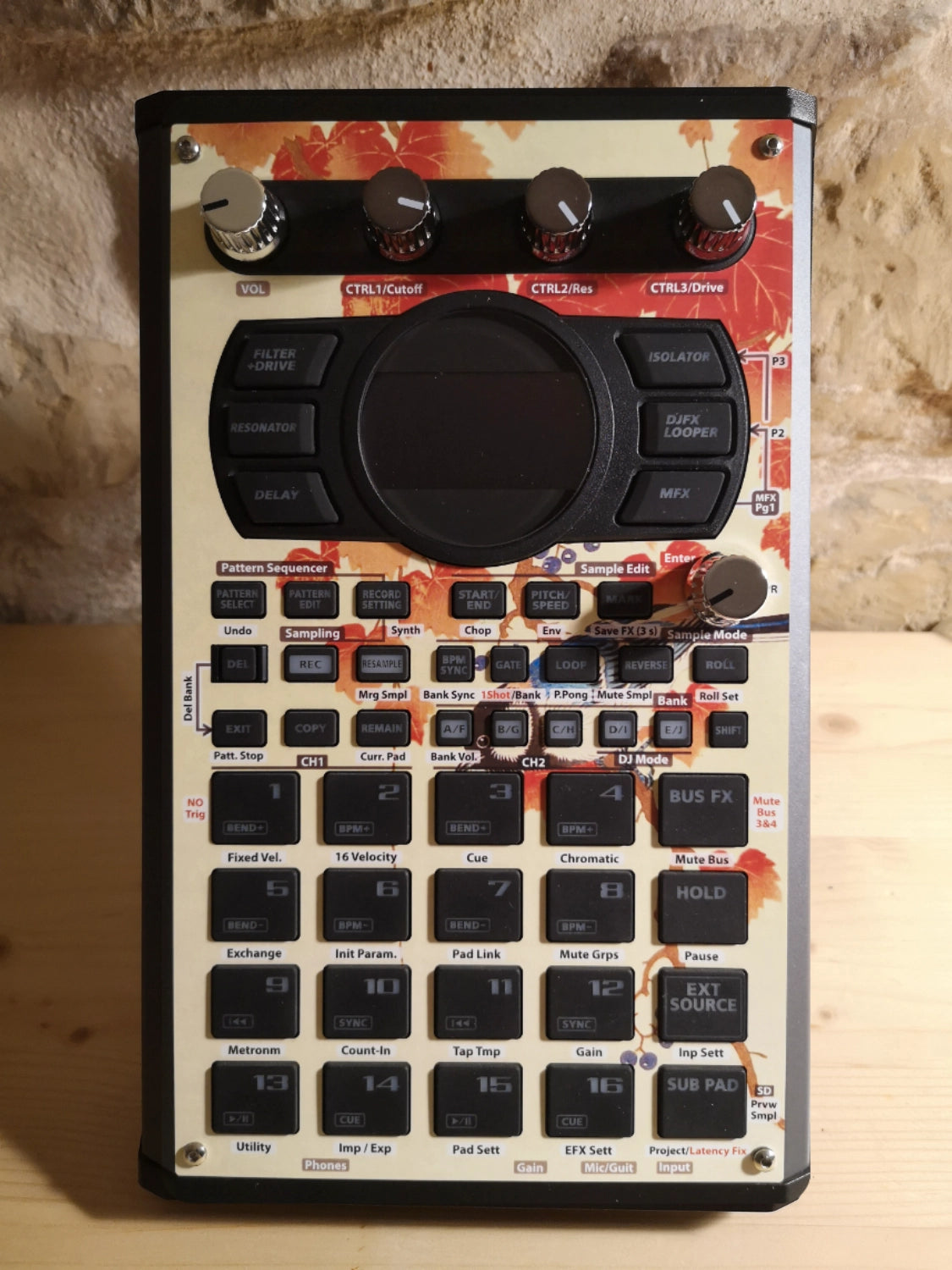18 SP-404 MK2 Custom Skin - Bird - Cremacaffe Design