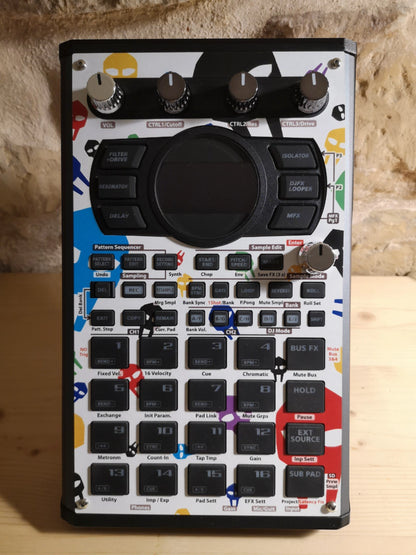 20 SP-404 MK2 Custom Skin - MF DOOM 2 - Cremacaffe Design
