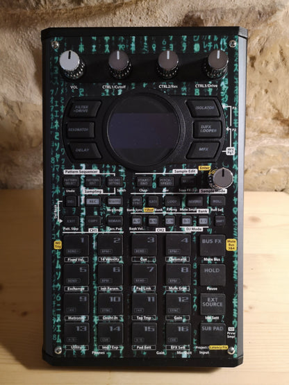 22 SP-404 MK2 Custom Skin - Matrix - Cremacaffe Design