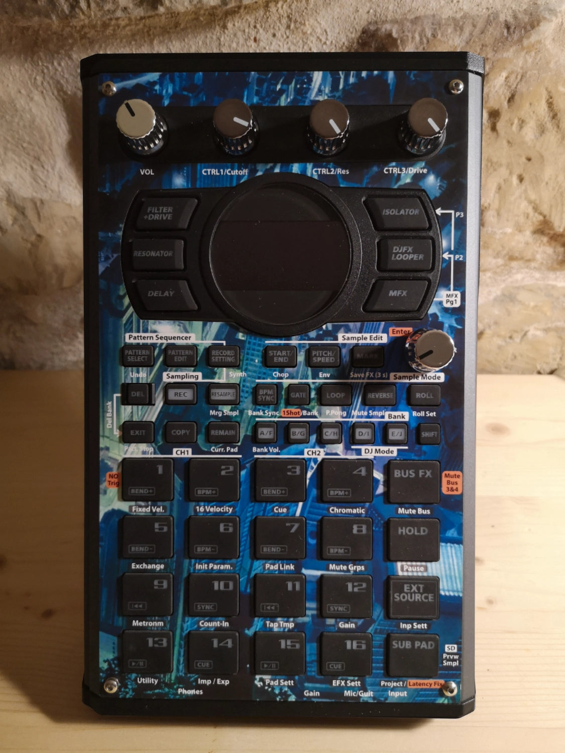 25 SP-404 MK2 Custom Skin - Ghost in the Shell - Cremacaffe Design