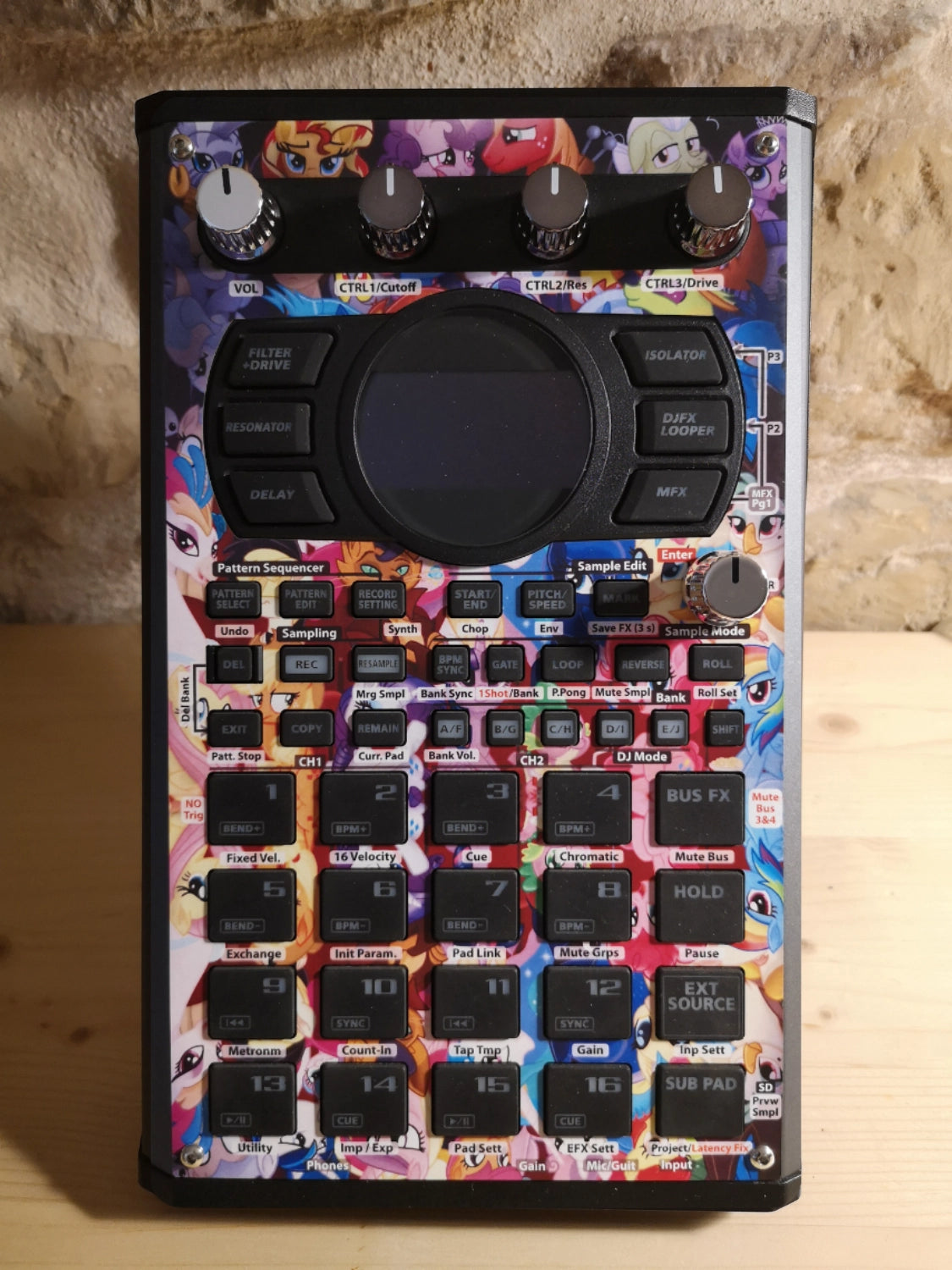 33 SP-404 MK2 Custom Skin - My Little Pony - Cremacaffe Design