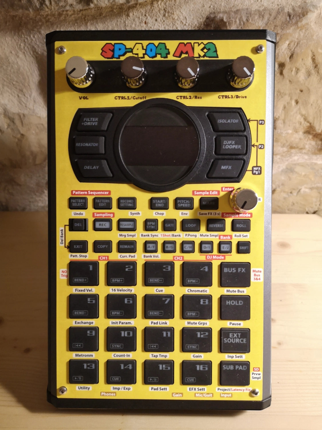 37 SP-404 MK2 Custom Skin - Super Mario World - Cremacaffe Design