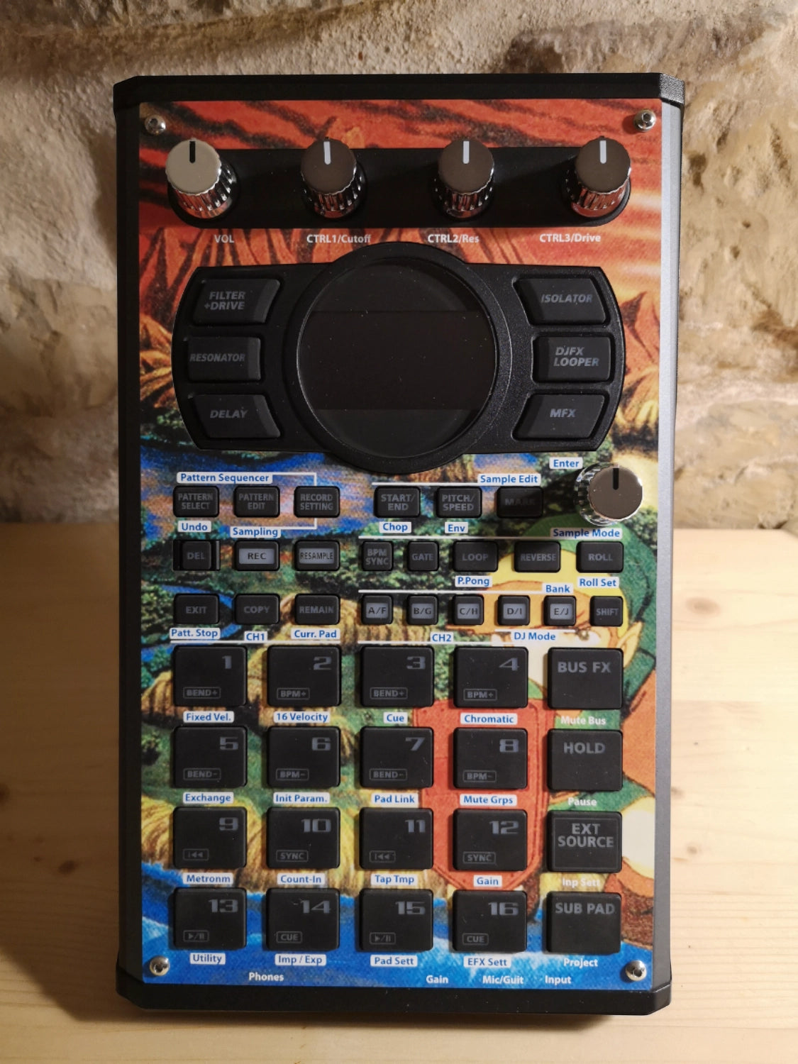 38 SP-404 MK2 Custom Skin - Zelda - Cremacaffe Design