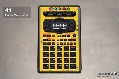 Super Mario World - Skin for the Roland SP-404 MK2 by Cremacaffe Design