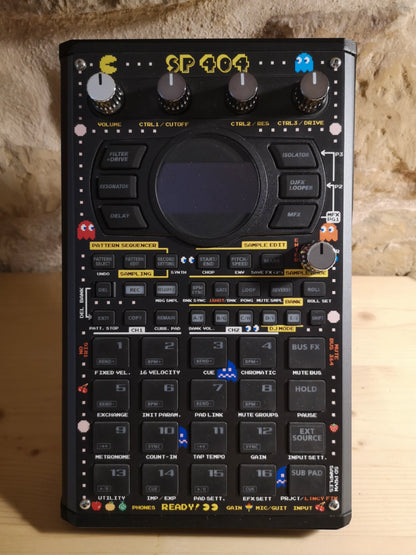 42 SP-404 MK2 Custom Skin - Pacman - Cremacaffe Design
