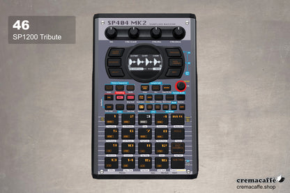 46) SP1200 Tribute Skin for the Roland SP-404 MK2 - Cremacaffe Design