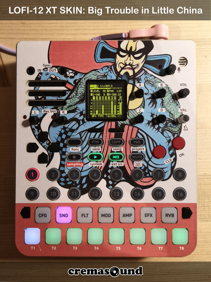 Big Trouble in Little China Skin for the Sonicware Lofi-12 XT sampler - CremaSound