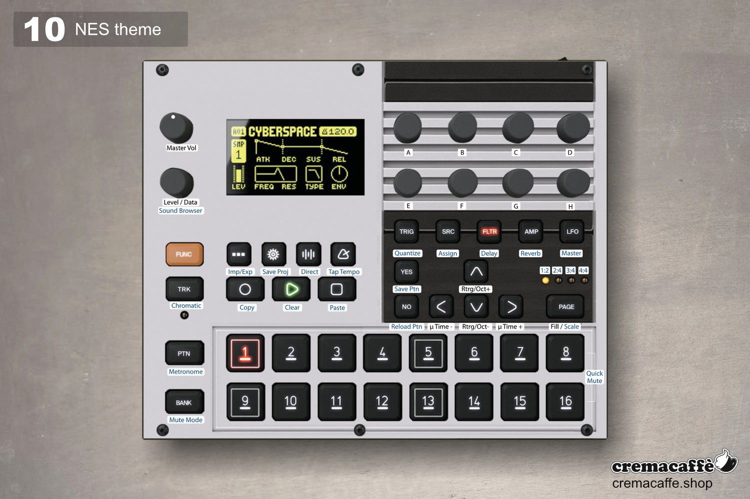 Digitakt Vinyl Skins – Cremacaffè Design