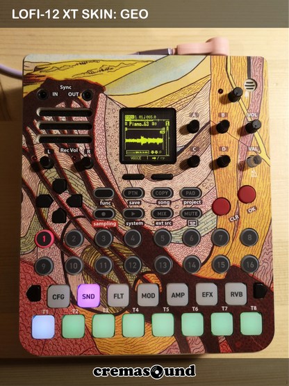 GEO Skin for the Sonicware Lofi-12 XT sampler - CremaSound