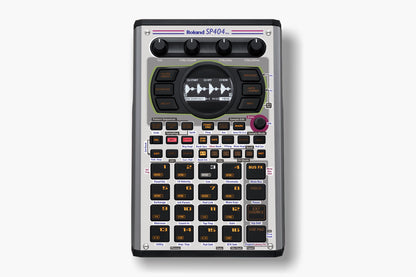 Gameboy Skin for the Roland SP-404 MK2 by Cremacaffe Design