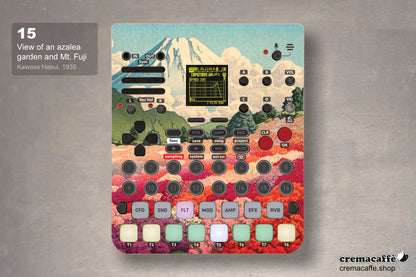 Mt. Fuji design - Sonicware LOFI-12 XT  - Cremacaffe Design