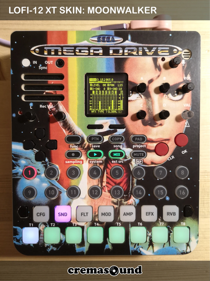 MOONWALKER Skin for the Sonicware Lofi-12 XT sampler - CremaSound
