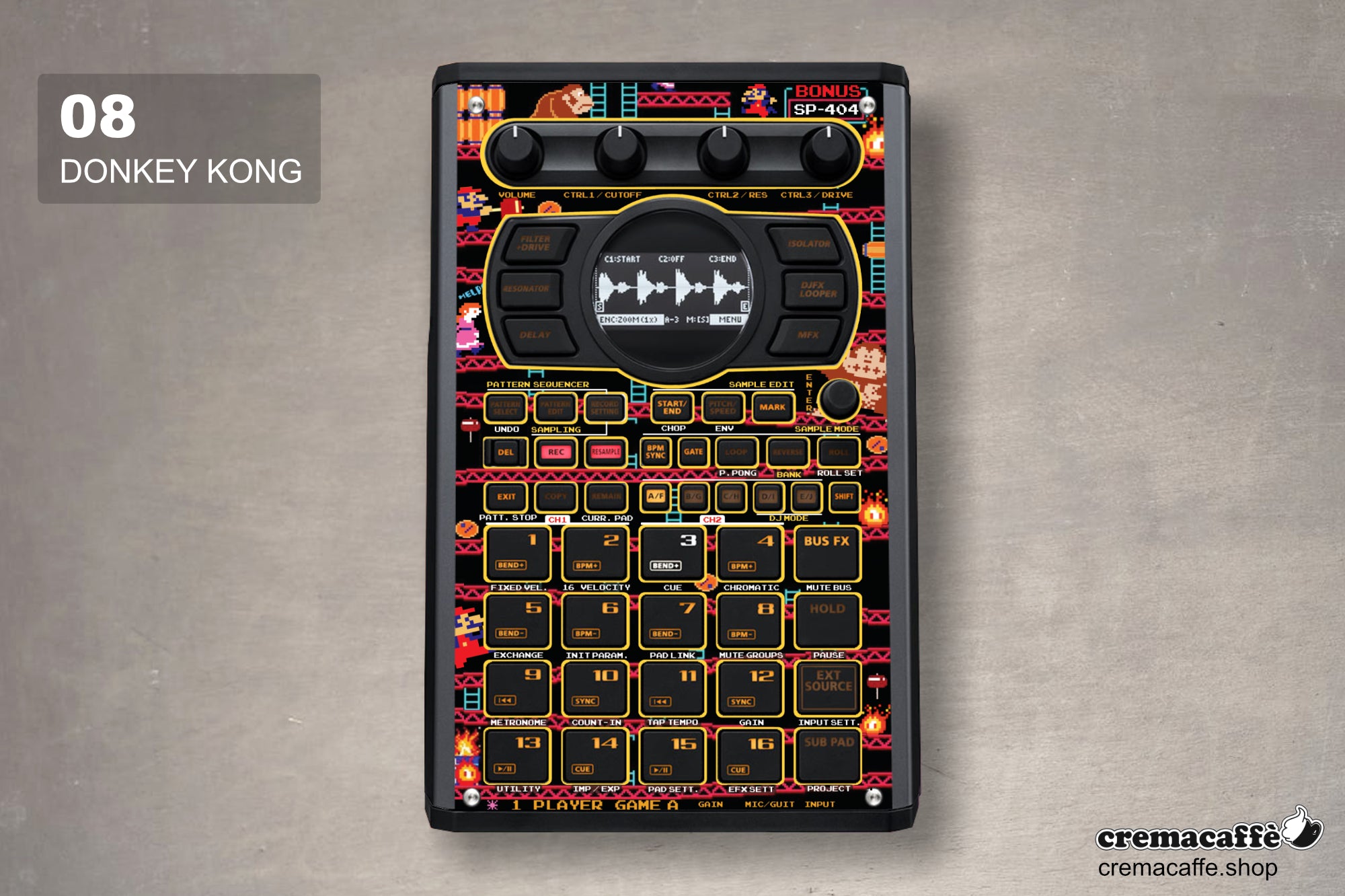 SP-404 MK2 Non-Adhesive Skins – Cremacaffè Design