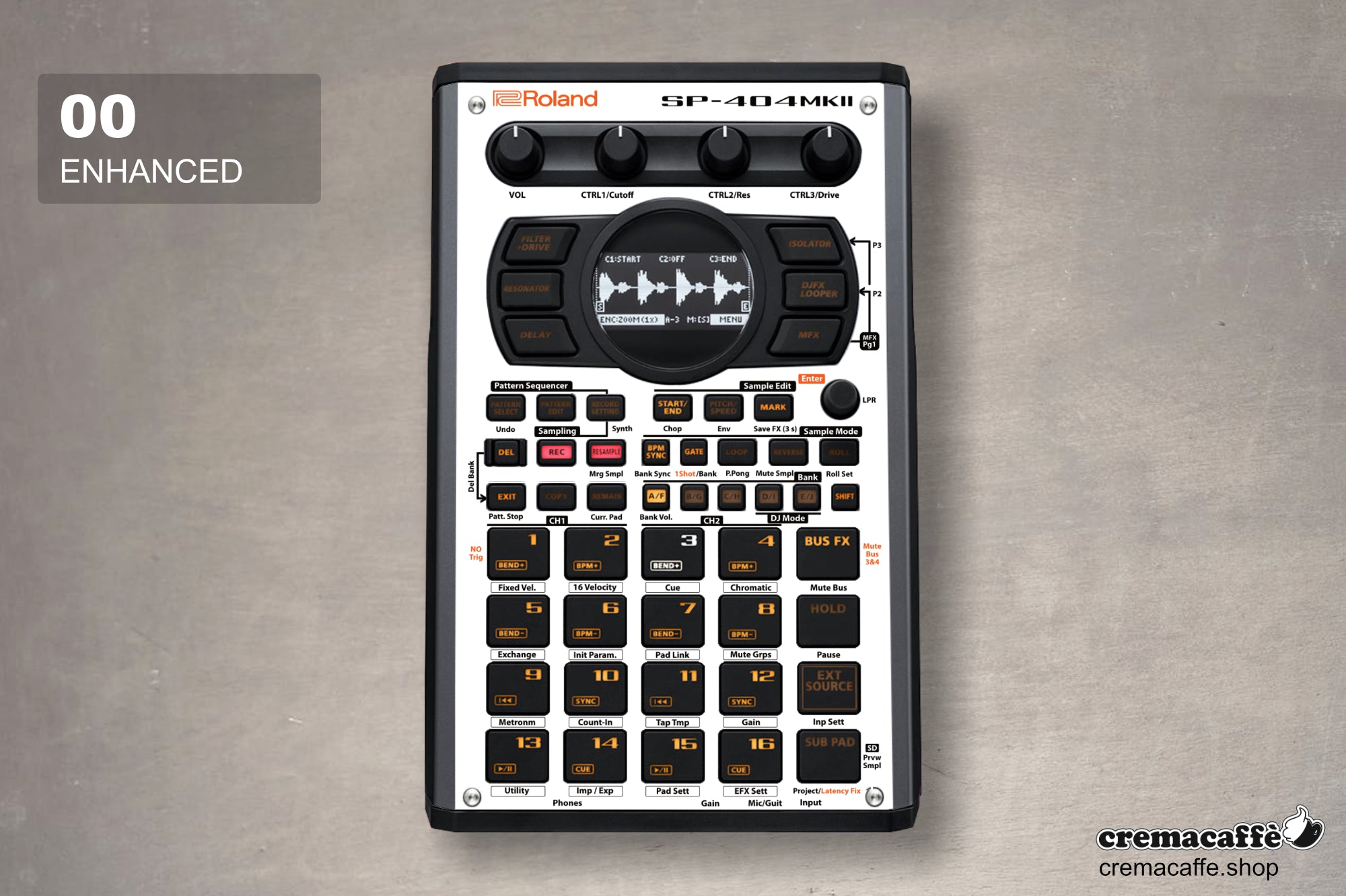 SP-404 MK2 Non-Adhesive Skins – Cremacaffè Design