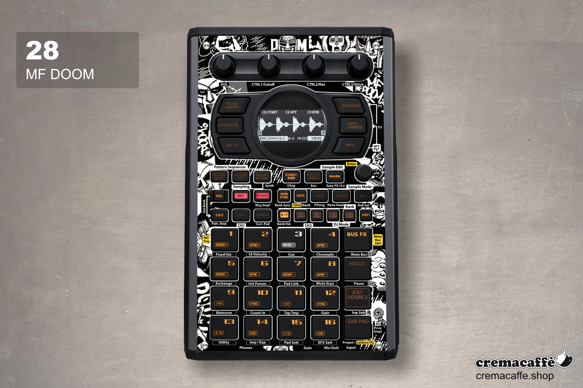 SP-404 MK2 Non-Adhesive Skins – Cremacaffè Design