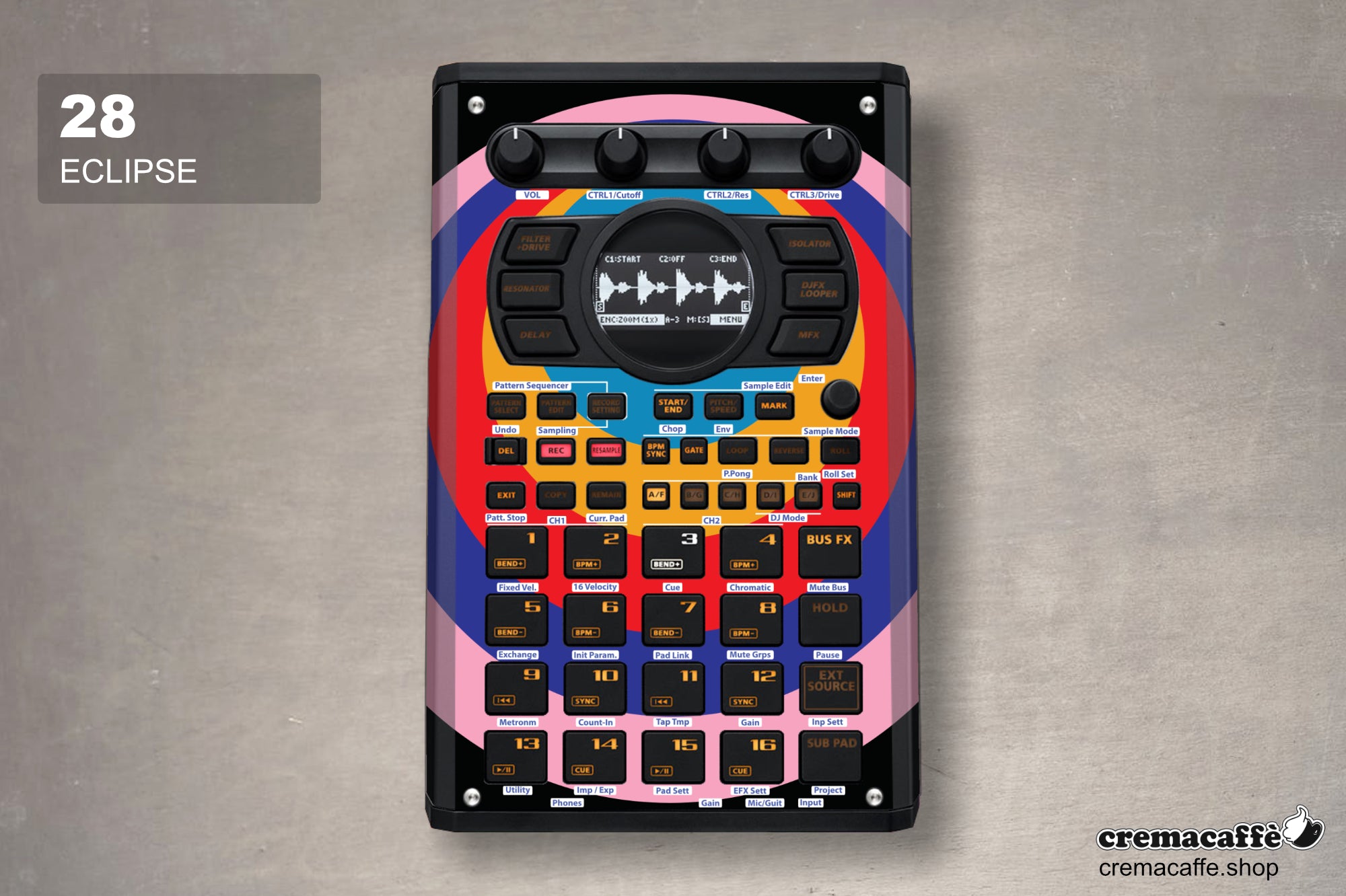 SP-404 MK2 Skins and Accessories – Cremacaffè Design