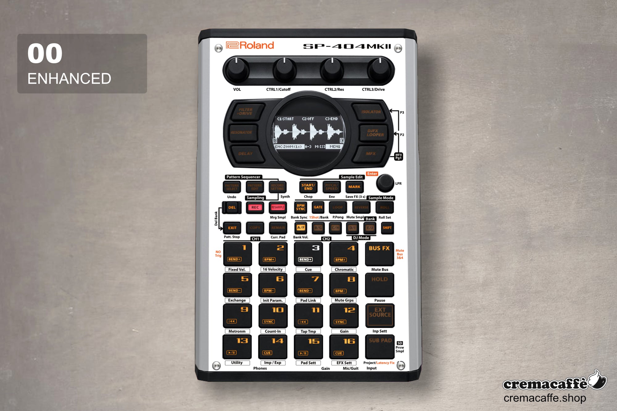 SP-404 MK2 DIY Printable Skins – Cremacaffè Design