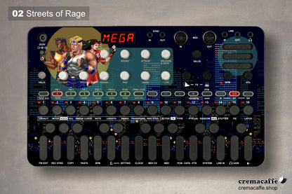 Sonicware LIVEN Skin - Streets of Rage - Cremacaffe Design