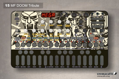 Sonicware LIVEN Skin - MF DOOM Tribute - Cremacaffe Design