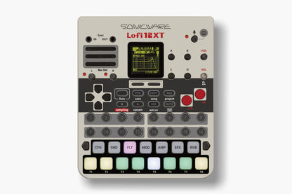 Sonicware LoFi-12 XT Retro Edition Skin - Cremacaffe Design