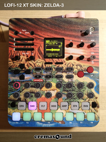 ZELDA-3 Skin for the Sonicware Lofi-12 XT sampler - CremaSound