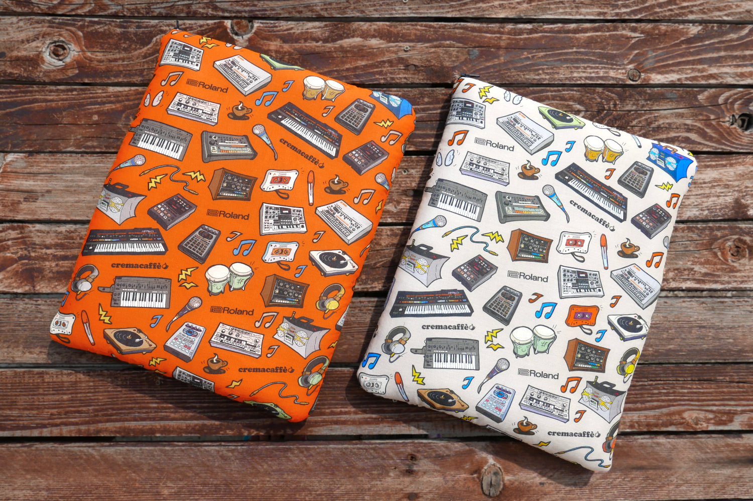 Cremacaffè Design x Roland - Padded Pouches for the SP-404 OG/SX/A/MK2