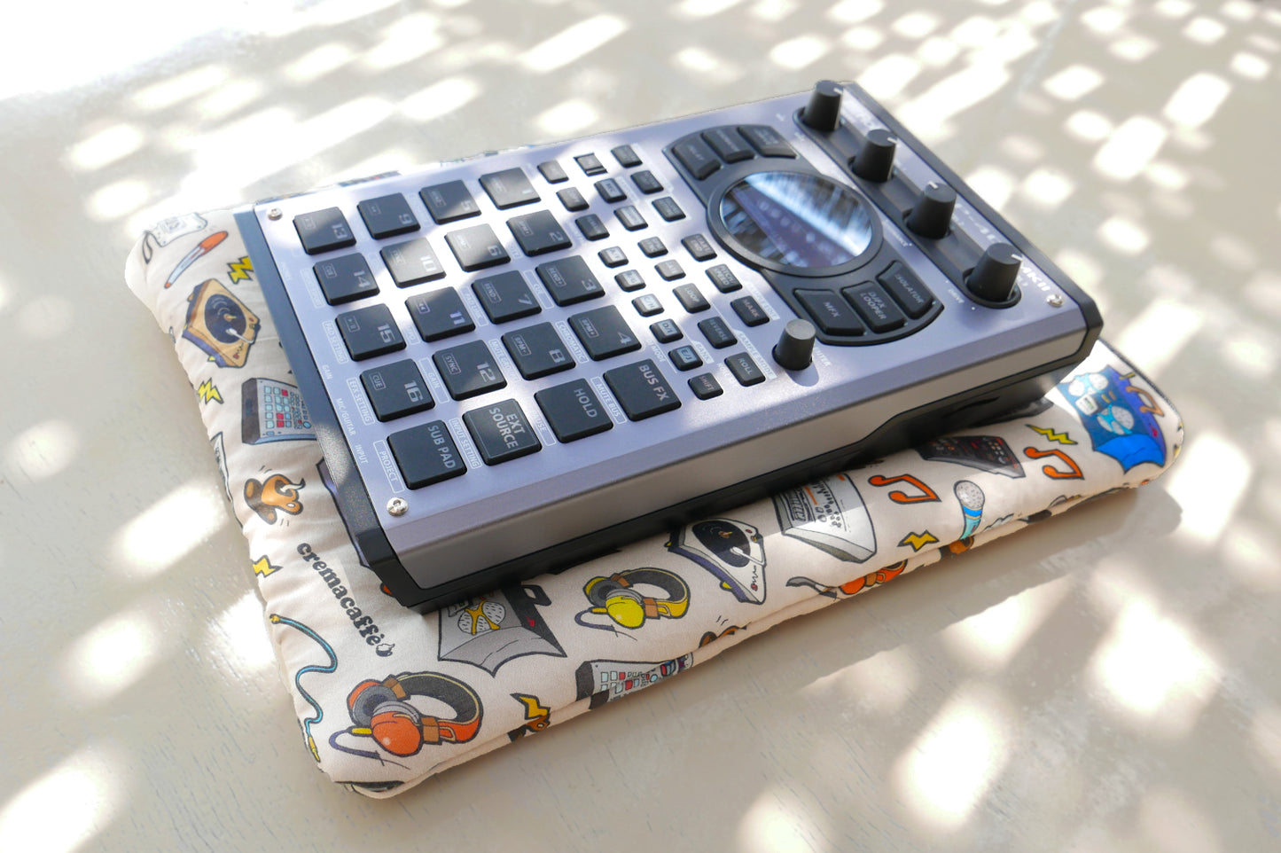 Cremacaffè x Roland Lifestyle Padded Pouch for the Roland SP-404 MK2